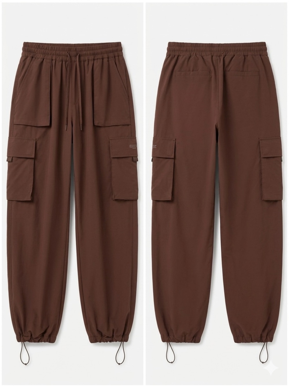 Fabletics Brown Cargo Joggers